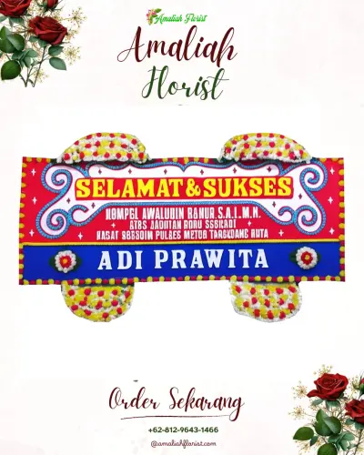 Karangan Bunga Ucapan Selamat di Sutera Hall